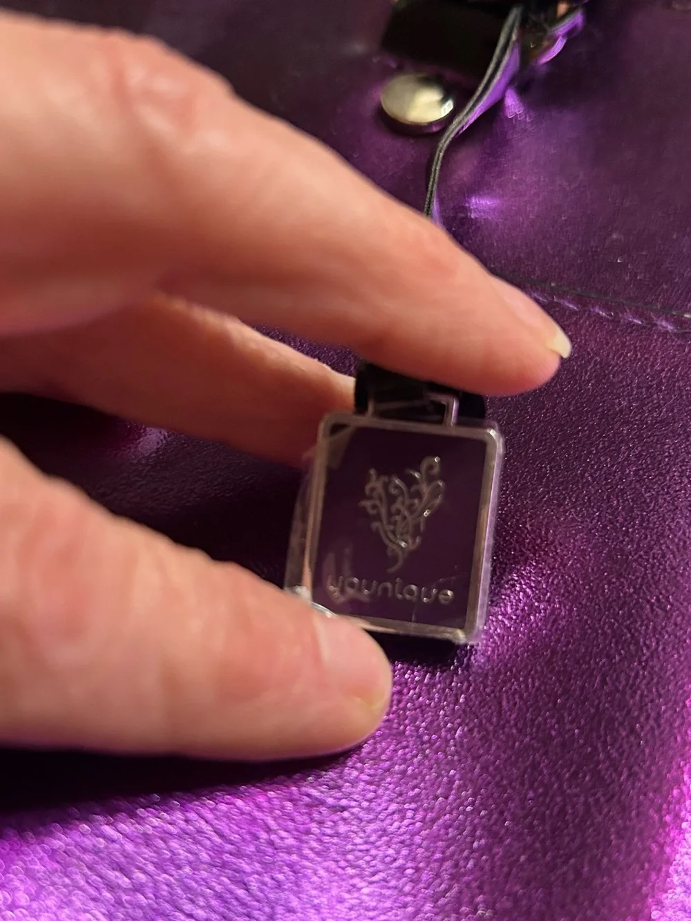 Younique Purple Satchel Handbag